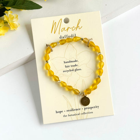 Birth Flower Bracelet - March