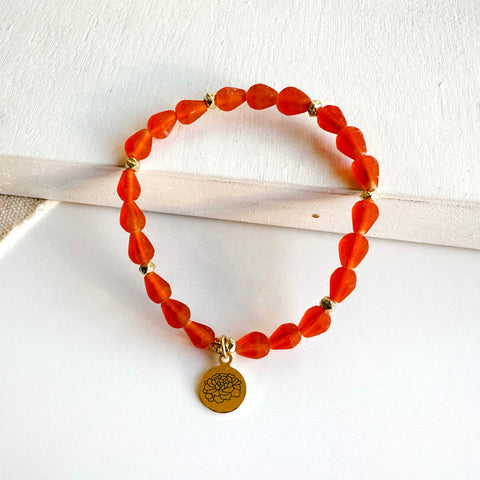 Birth Flower Bracelet - October
