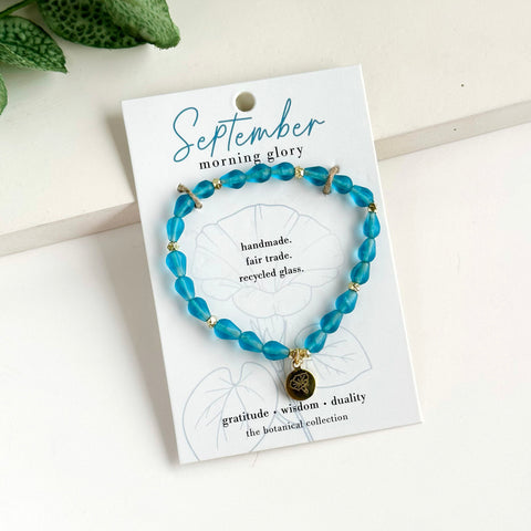 Birth Flower Bracelet - September