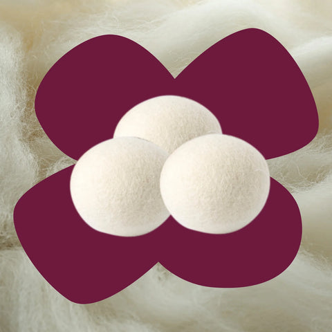 Wool Dryer Balls - 6 Pack