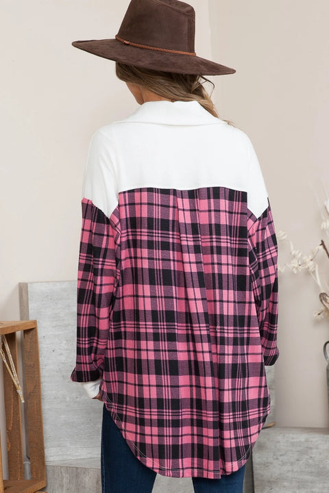 Oversized Soft Knit Mixed Shacket