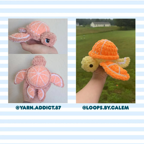 Citrus Turtle Crochet Pattern