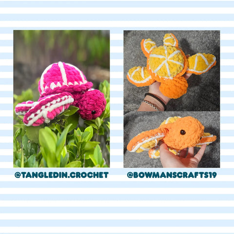 Citrus Turtle Crochet Pattern