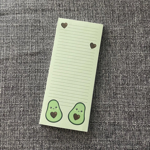 Avocado Heart Notepad