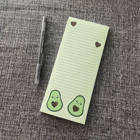 Avocado Heart Notepad