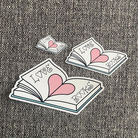 Love Books Sticker