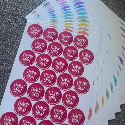 Thank You Stickers (sticker sheet)
