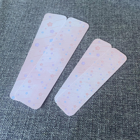 Puffy Stars Cardstock Bookmark