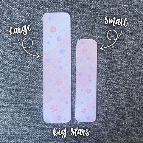 Puffy Stars Cardstock Bookmark