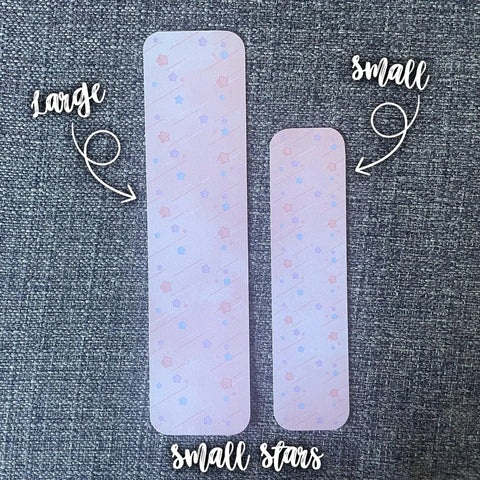 Puffy Stars Cardstock Bookmark