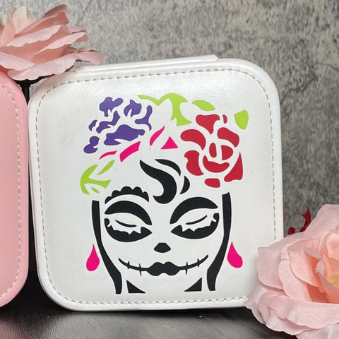 Day of the Dead Themed Jewelry Case