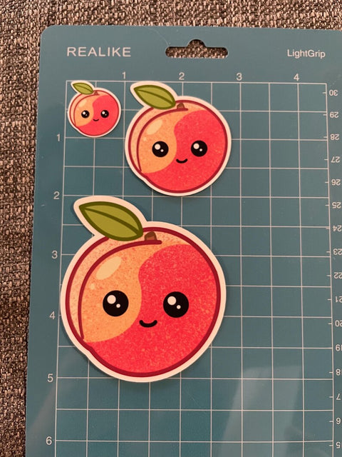 Peach Sticker