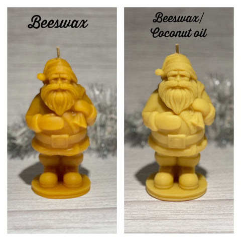 Santa Beeswax Candle (unscented)