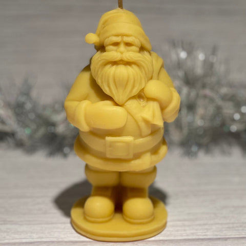 Santa Beeswax Candle (unscented)