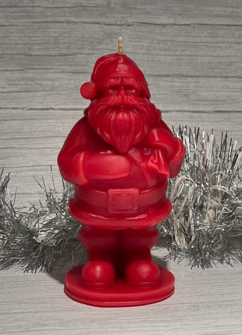 Santa Beeswax Candle (unscented)