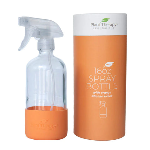 Glass Spray Bottle - Orange Sleeve